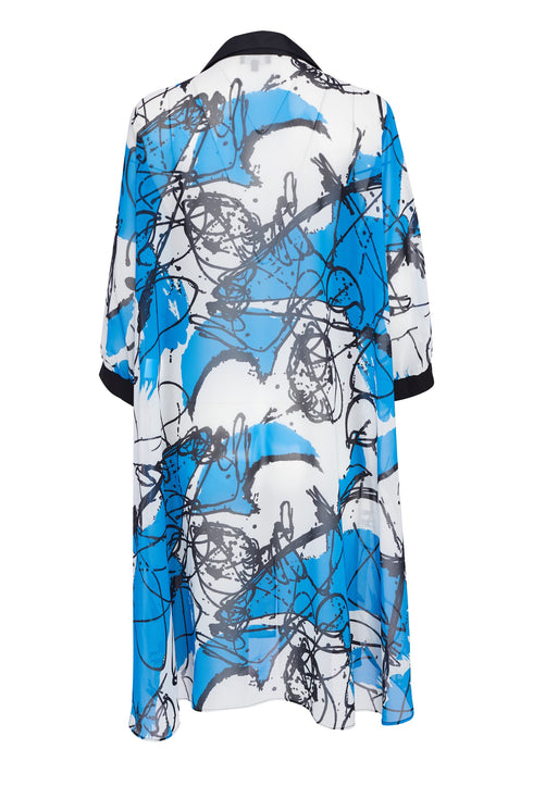 ORA Clothing Chiffon Coat